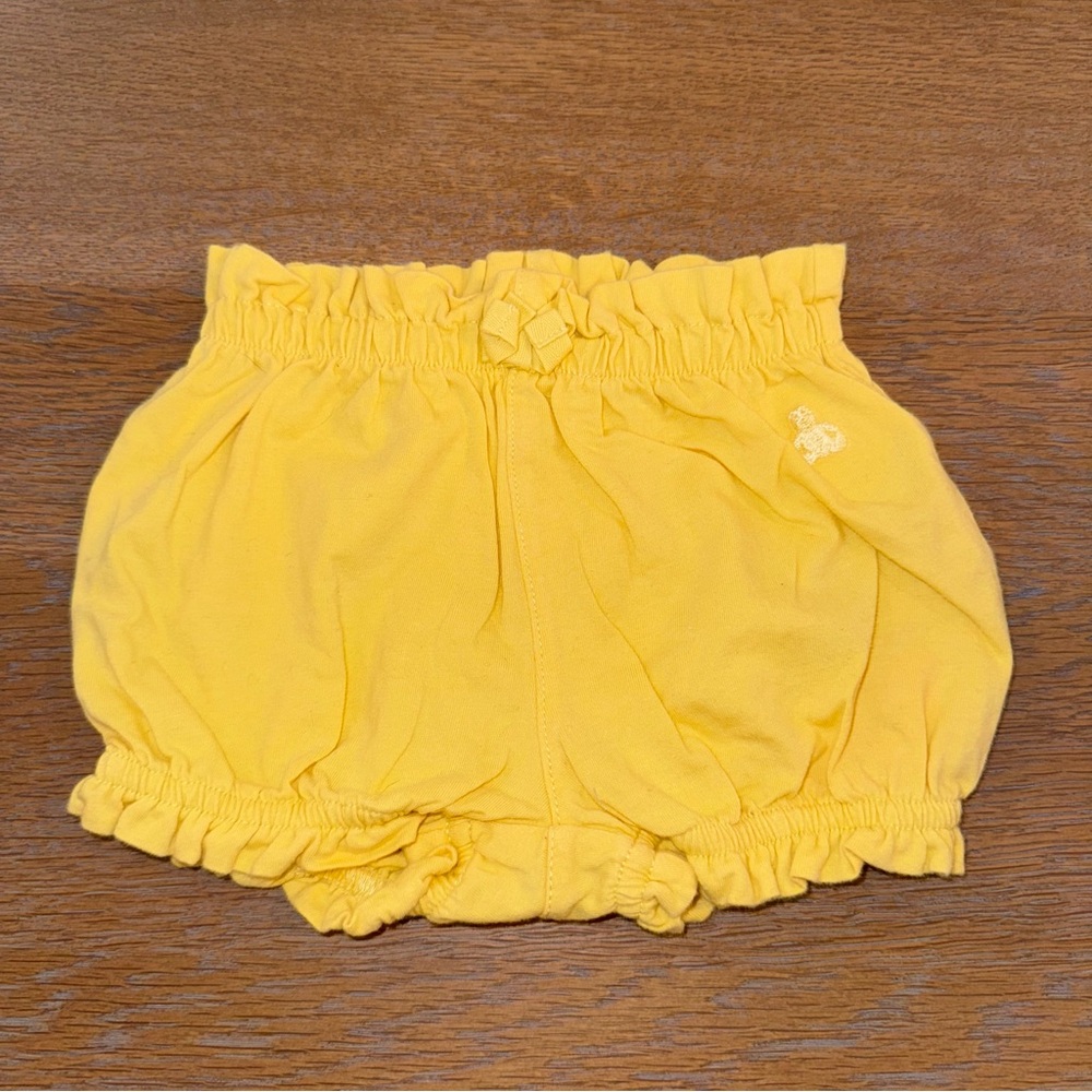 Baby Gap Yellow Bubble Shorts.